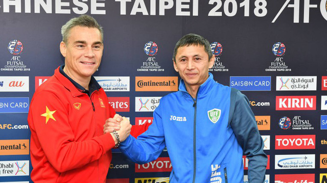 Tuyển futsal Việt Nam tuyên bố sẽ thắng Uzbekistan trong trận tứ kết