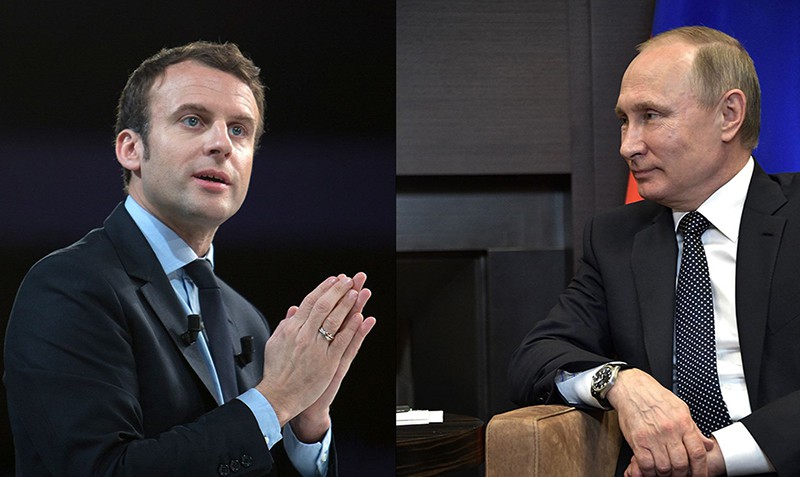 Đàm thoại giữa Tổng thống Nga Putin và Tổng thống Pháp Makron về tình hình Ukraine