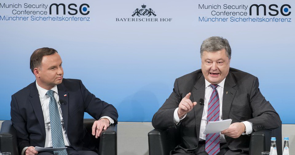 Tổng thống Poroshenko phát biểu tại Hội thảo Munich