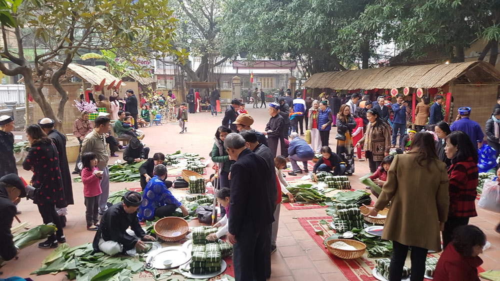 Hà Nội: Hội thi gói bánh chưng tặng người nghèo