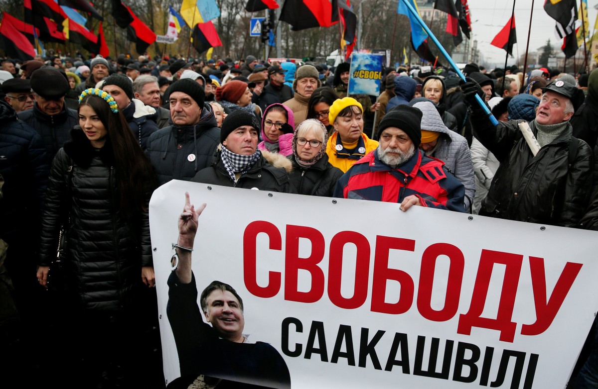 Kiev: bắt đầu các hoạt động biểu tình của những người ủng hộ Saakasvili
