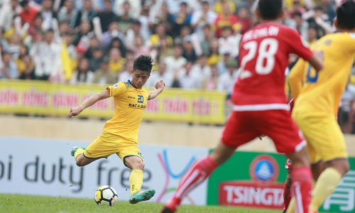 Bị cầm hòa, SLNA vẫn đứng nhất bảng tại AFC Cup