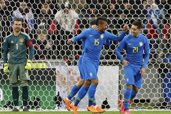 Brazil chơi thăng hoa, hạ đẹp Nga 3 bàn không gỡ