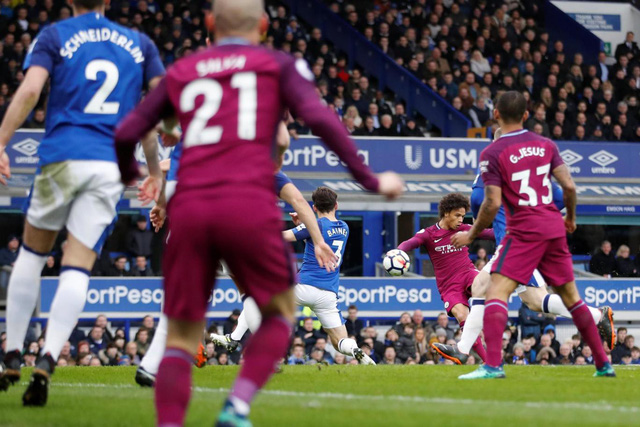 Nhìn lại chiến thắng tưng bừng của Man City trên sân Everton