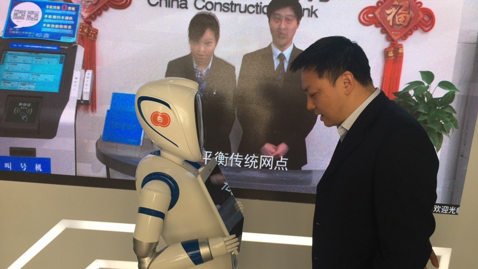 Robot thay thế nhân viên ngân hàng đầu tiên tại Trung Quốc