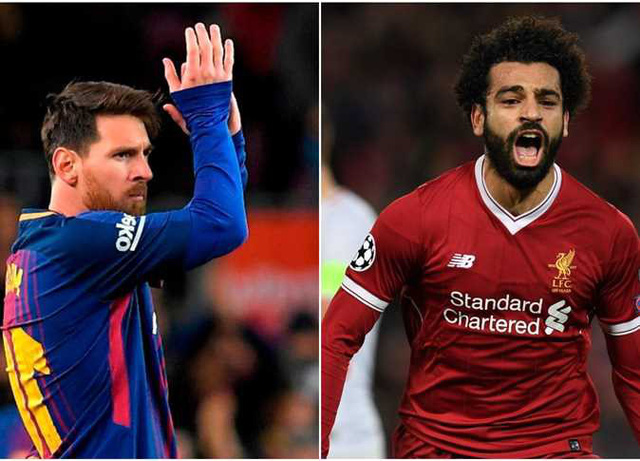 Cuộc đua Chiếc giày vàng châu Âu: Salah vượt lên trên Messi