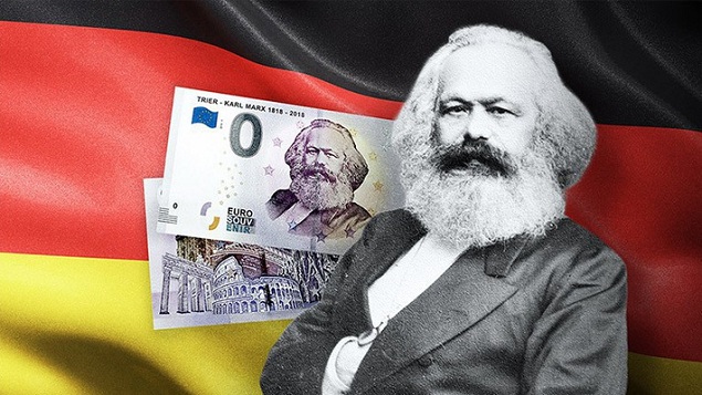 Tờ tiền lưu niệm 0 Euro có hình Karl Marx “cháy hàng”
