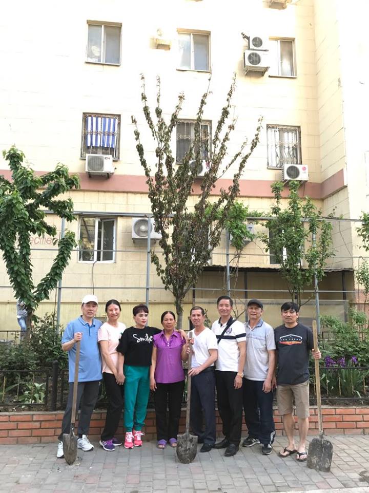 Trồng thêm 3 cây anh đào Nhật Bản tại Odessa