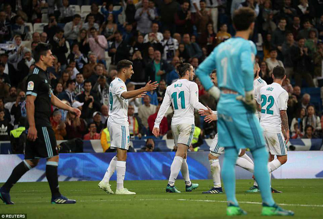 Real Madrid 6-0 Celta Vigo: Cú đúp của Gareth Bale