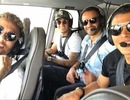 Neymar cùng dàn tuyển thủ Brazil háo hức cưỡi trực thăng đón World Cup 2018