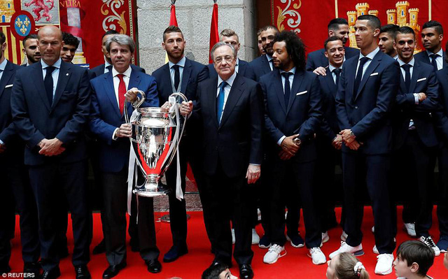 Biển người chào đón Real Madrid sau chức vô địch Champions League