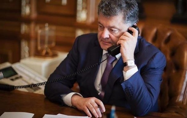 Tổng thống Porosenko điện đàm với Tổng thống Putin
