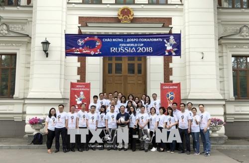 Đại sứ quán Việt Nam tại Nga cuồng nhiệt với World Cup 2018