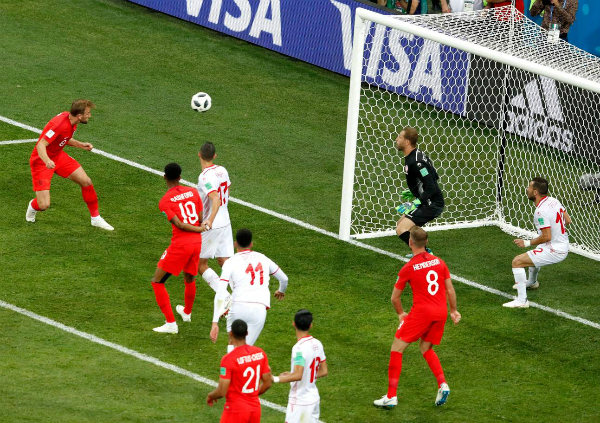 Anh đánh bại Tunisia với tỷ số 2-1 ở World Cup 2018,