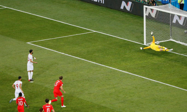 Anh đánh bại Tunisia với tỷ số 2-1 ở World Cup 2018,