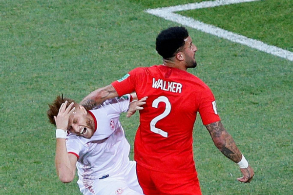 Anh đánh bại Tunisia với tỷ số 2-1 ở World Cup 2018,