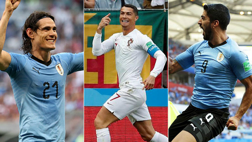 Bồ Đào Nha - Uruguay: Ronaldo vượt trội cặp Suarez và Cavani