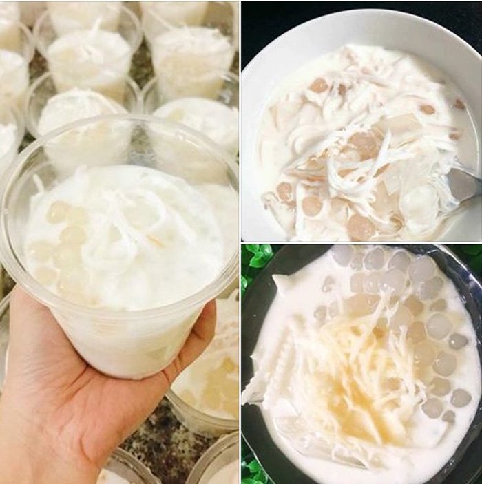 Dừa dầm sốt khắp vỉa hè: Đặc sản Hải Phòng siêu 'hot' ở Hà Nội