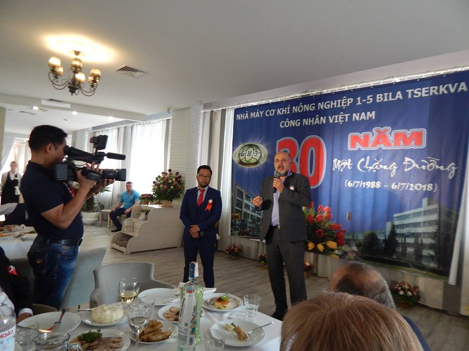 Lời cảm ơn của anh chị em Việt Nam TP Bila Tserkva