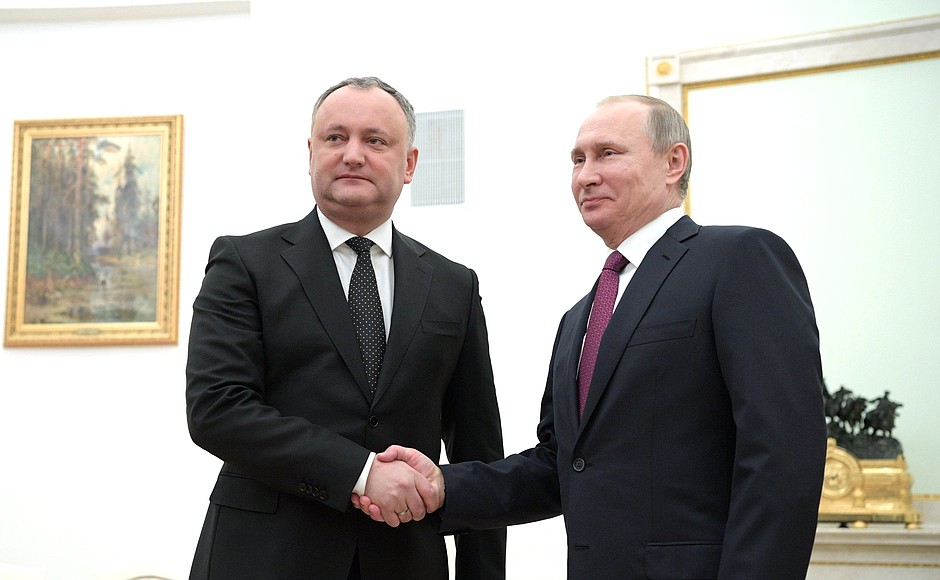 Tổng thống Moldova Dodon: "Chúng tôi không dự định kết thân với phương Tây để chống Nga”