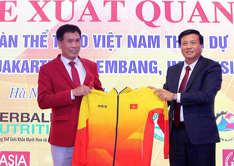 Tưng bừng lễ xuất quân dự Asiad, Bộ trưởng giao nhiệm vụ cho đoàn TTVN