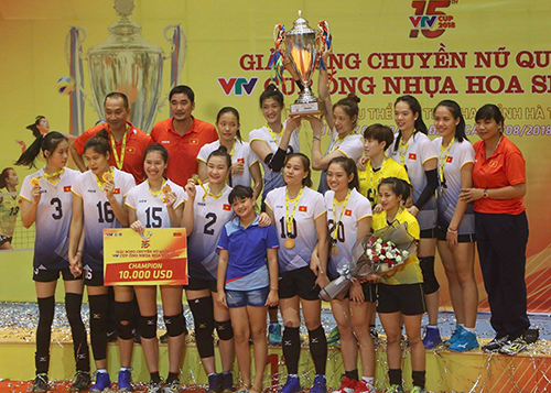 Thắng áp đảo Triều Tiên, nữ Việt Nam vô địch bóng chuyền VTV Cup