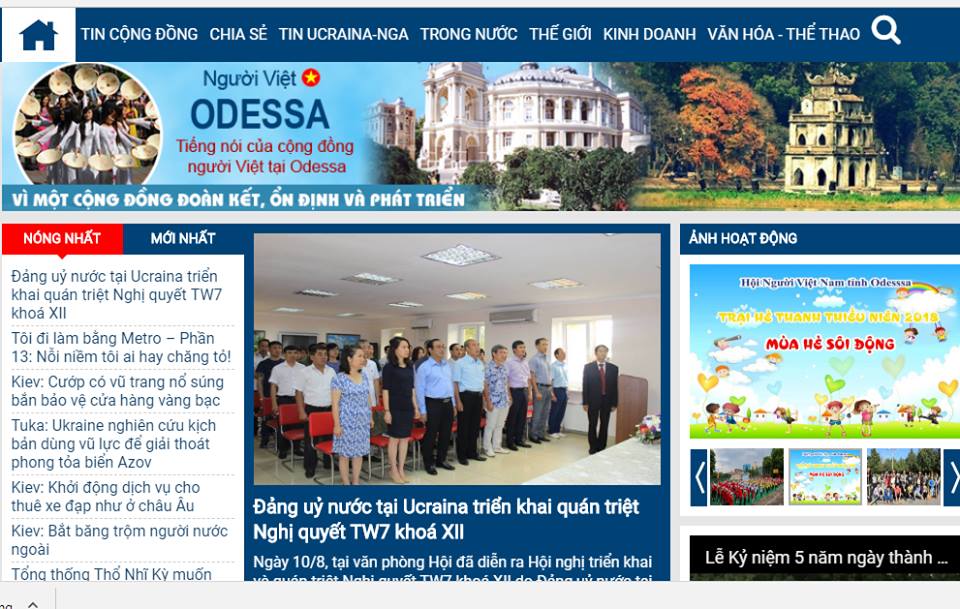 Báo điện tử Người Việt Odessa tròn 5 tuổi