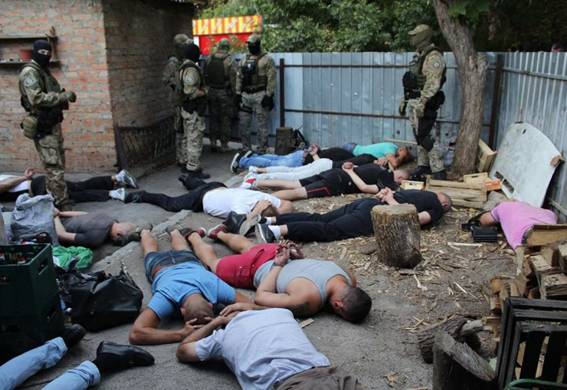 Kiev: Bắt 40 người có vũ trang tại công trình xây dựng