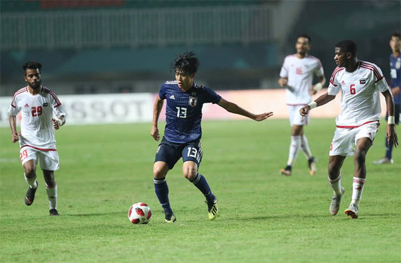 Hạ UAE, Nhật Bản vào chung kết bóng đá nam Asiad