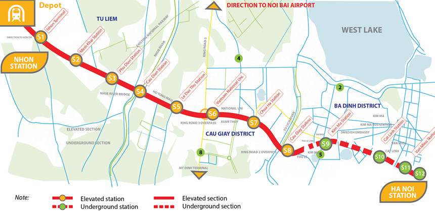 Hà Nội khảo sát ý kiến người dân về thiết kế tàu metro số 3