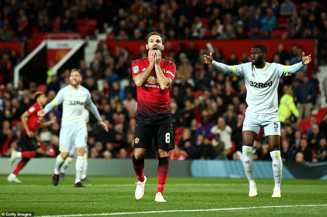 Những khoảnh khắc tồi tệ của Man Utd ở trận thua Derby