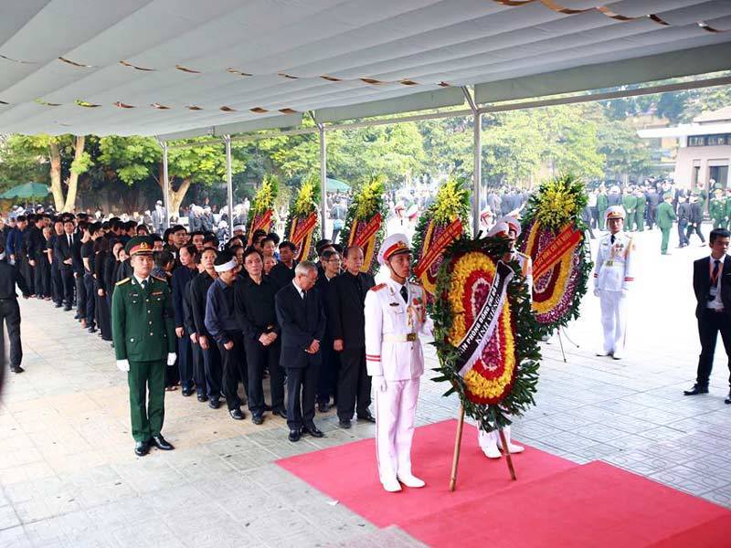 Lễ viếng nguyên Tổng bí thư Đỗ Mười