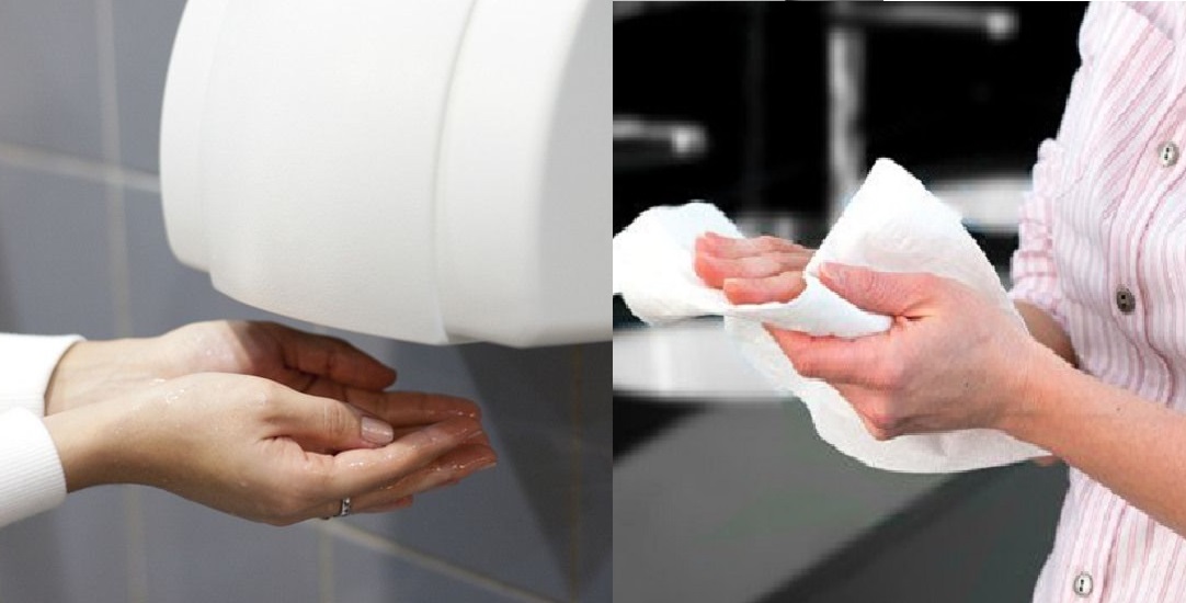 Máy sấy tay lây lan vi khuẩn gấp 27 lần khăn giấy khô