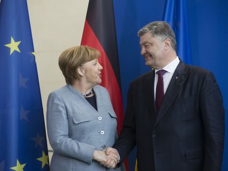 Tổng thống Porosenko và Thủ tướng Merkel bàn về tình hình Donbass và Crimea