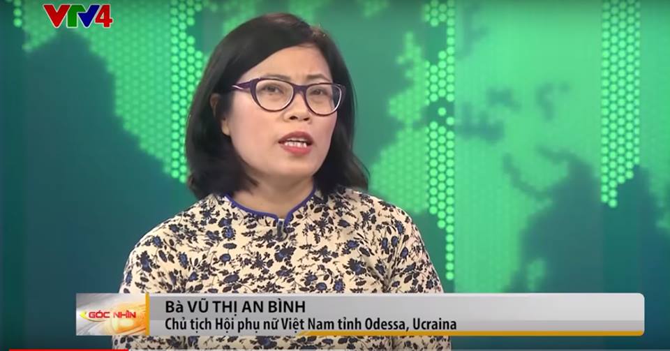 Video: Bà Vũ Thị An Bình chia sẻ với VTV4 về các hoạt động của Hội phụ nữ Việt Nam tỉnh Odessa, Ucraina