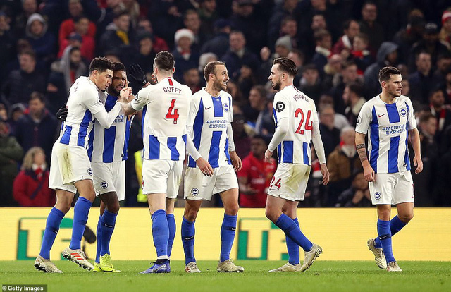 Brighton 1-1 Arsenal: "Pháo thủ" đánh rơi chiến thắng