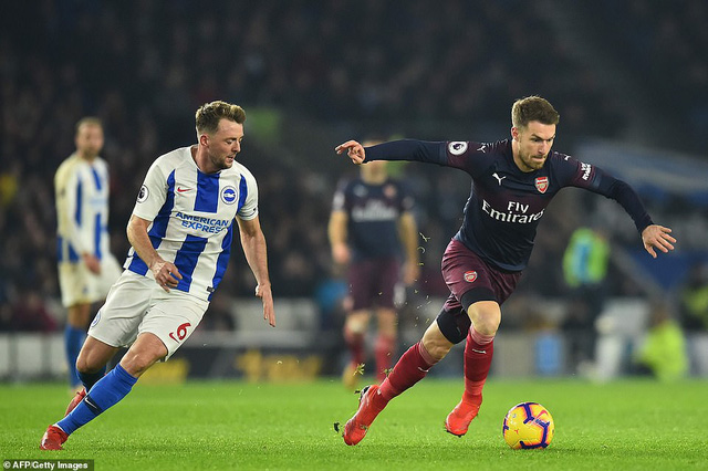 Brighton 1-1 Arsenal: "Pháo thủ" đánh rơi chiến thắng