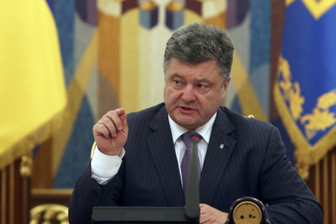 Tổng thống Poroshenko sẽ phát biểu tại Liên hợp quốc với báo cáo về tình hình những vùng bị Nga chiếm đóng