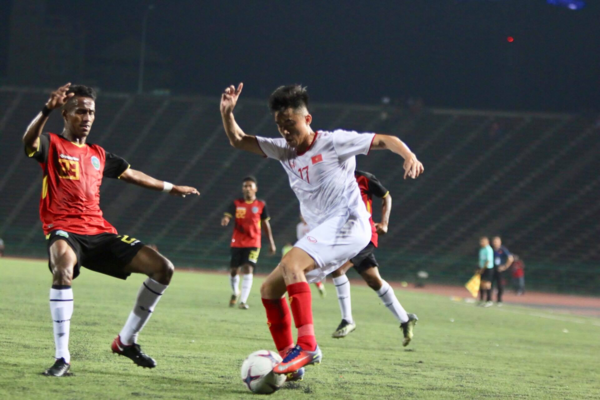 Thắng đậm Timor Leste, U22 Việt Nam giành vé vào bán kết