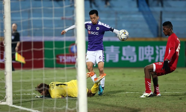 Hà Nội thắng 10-0 trận ra quân AFC Cup