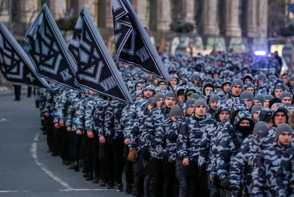 Kiev: Cạnh phủ tổng thống xảy ra đụng độ giữa cảnh sát và “Natskorpus”