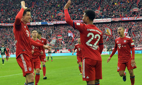 Bayern giật đỉnh bảng từ tay Dortmund