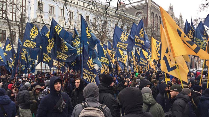 1500 cảnh sát tăng cường tại trung tâm Kiev vì hoạt động của “Natskorpus”