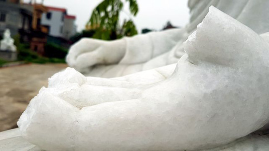 16 pho tượng La Hán trong ngôi chùa cổ bất ngờ bị đập phá trong đêm