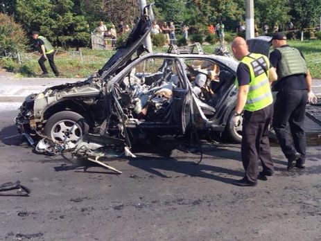 Kiev: Xe của sĩ quan tình báo Ukraine bị đánh mìn