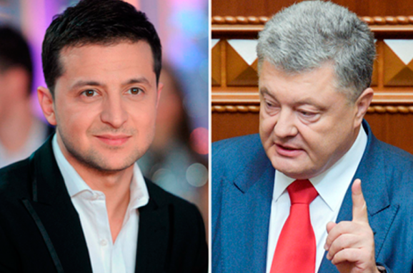 Tranh luận truyền hình trực tuyến giữa Poroshenko và Zelinski sẽ vào 20:00 ngày 19/4
