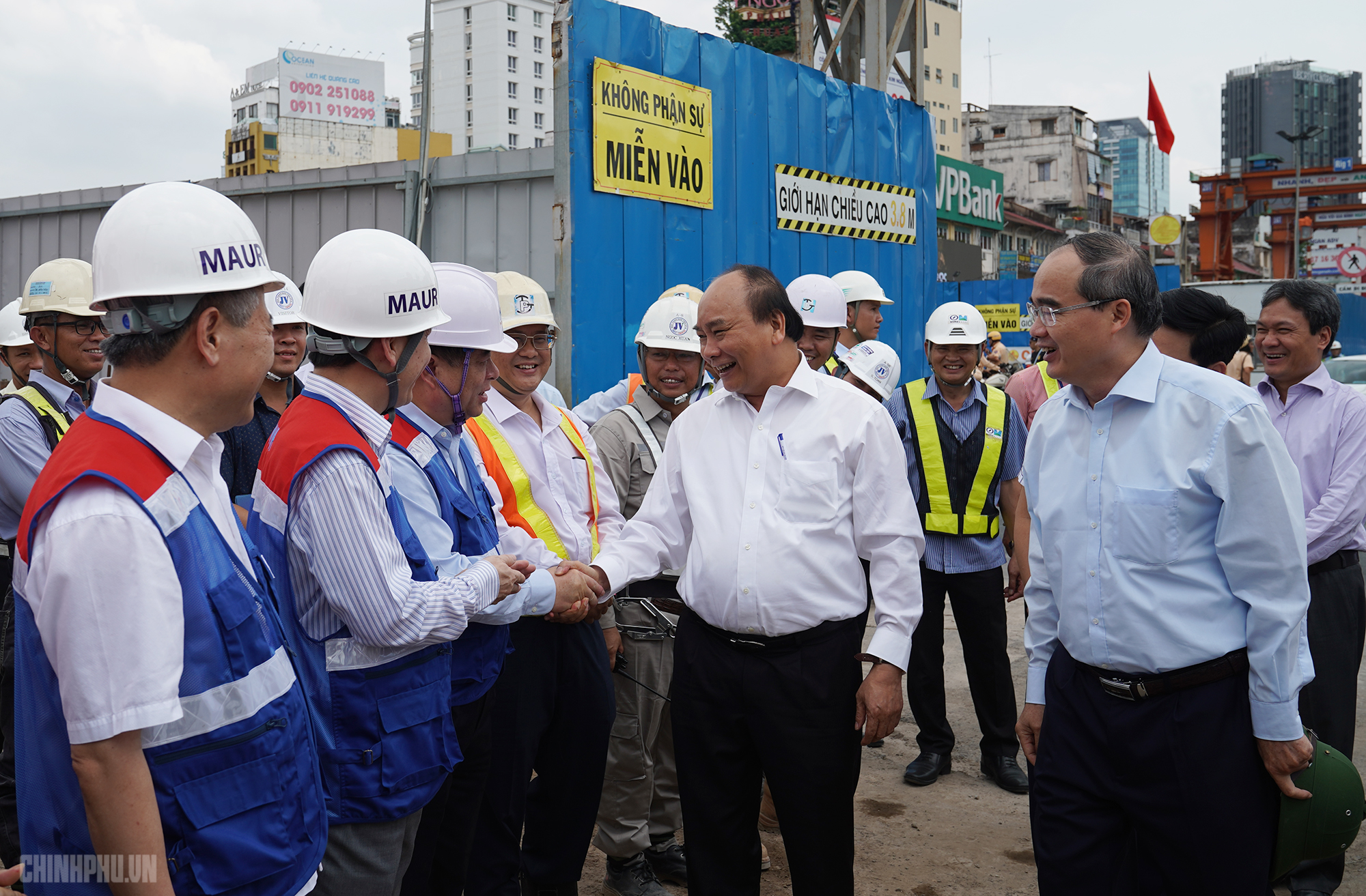 Thủ tướng thị sát dự án tuyến metro đầu tiên của TPHCM