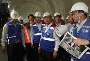 Thủ tướng thị sát dự án tuyến metro đầu tiên của TPHCM