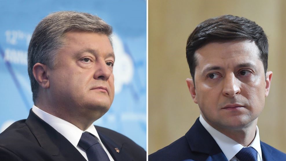 Kết quả thăm dò xã hội Raitings: Zelinski 72%, Poroshenko 25%