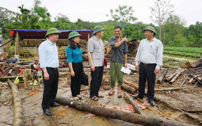 Nhiều địa phương bị thiệt hại do dông, lốc, mưa đá